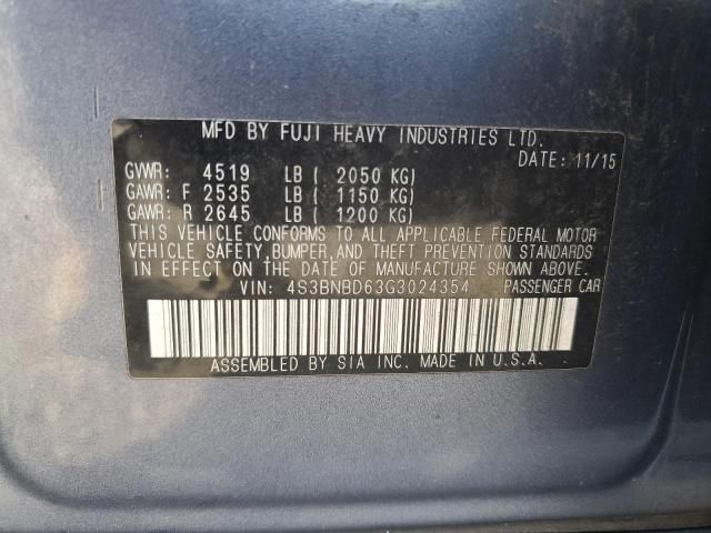 2016 Subaru Legacy 2.5I Premium