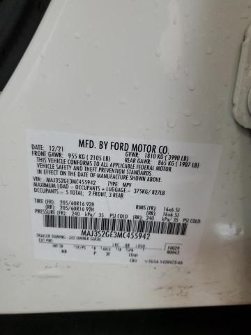 2021 Ford Ecosport SE
