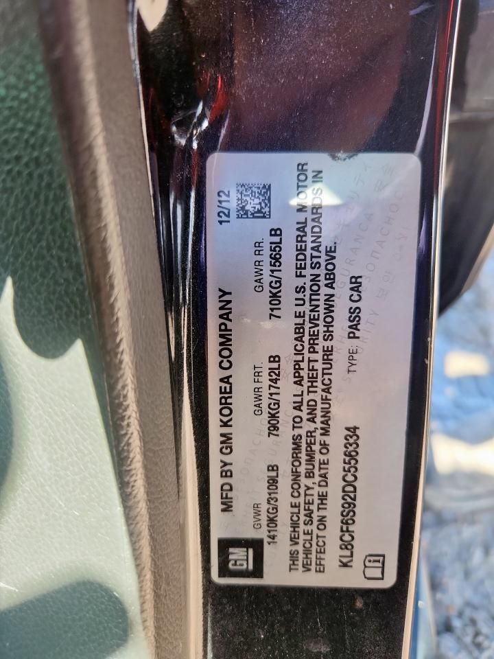 2013 Chevrolet Spark 2LT