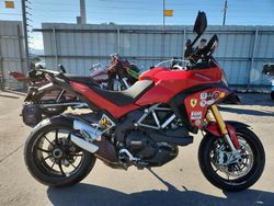 Salvage motorcycles for sale at Littleton, CO auction: 2012 Ducati Multistrada 1200