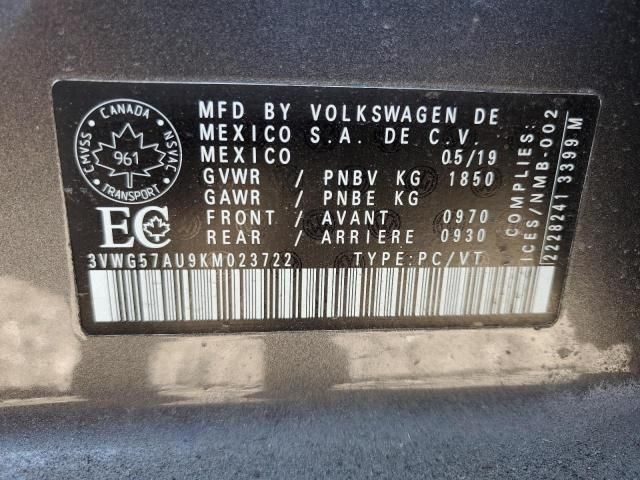 2019 Volkswagen Golf S