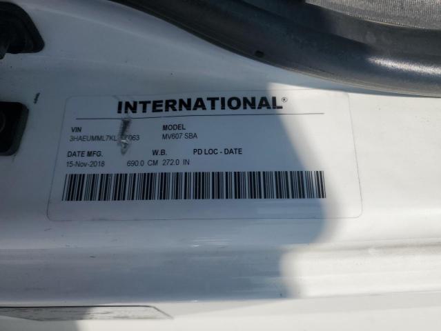 2019 International Mv607 box Truck