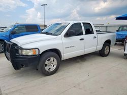Salvage trucks for sale at Wilmer, TX auction: 2005 Dodge RAM 1500 ST