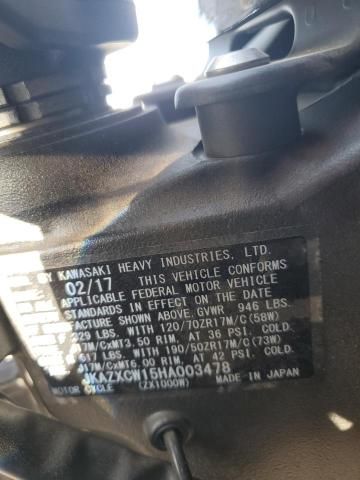 2017 Kawasaki ZX1000 W
