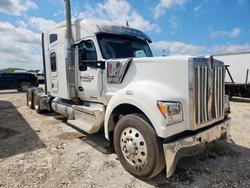 Salvage trucks for sale at Grand Prairie, TX auction: 2020 Kenworth W990 Semi Truck
