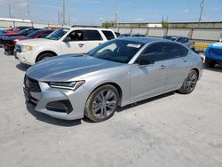 Acura tlx salvage cars for sale: 2021 Acura TLX Tech A