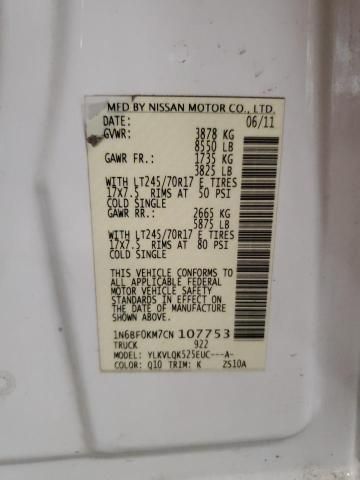 2012 Nissan NV 1500