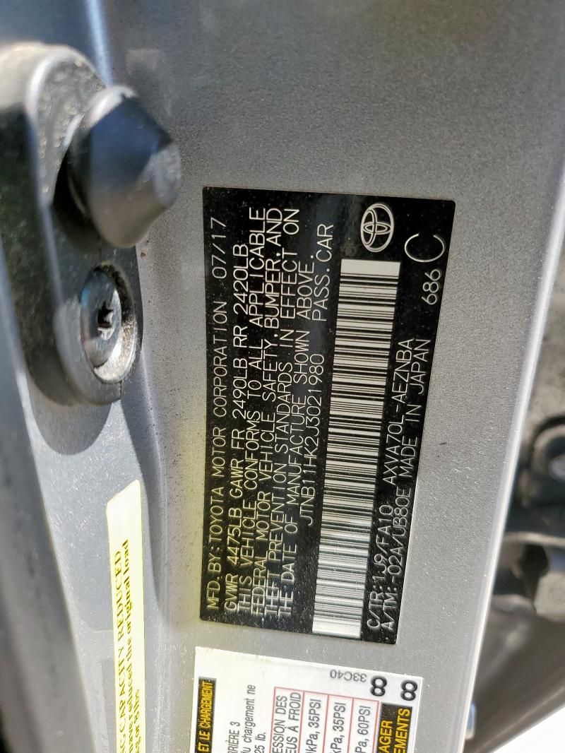 2018 Toyota Camry L