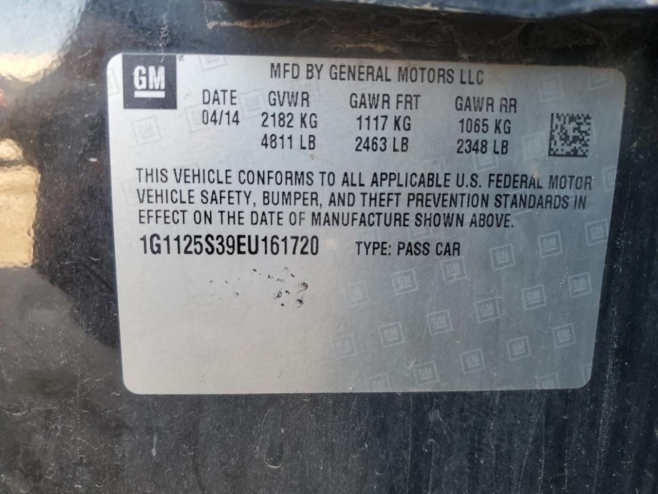 2014 Chevrolet Impala lt