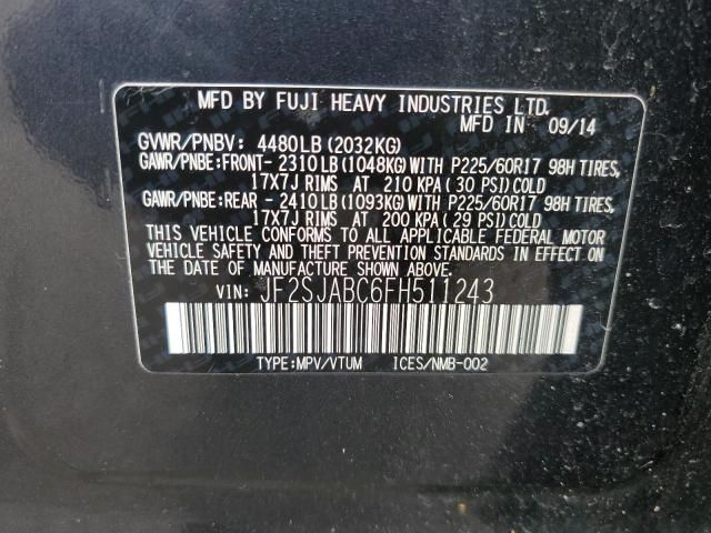 2015 Subaru Forester 2.5I