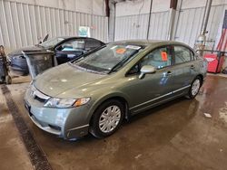 Honda Civic salvage cars for sale: 2009 Honda Civic GX