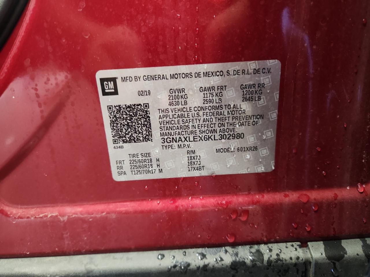 2019 Chevrolet Equinox lt