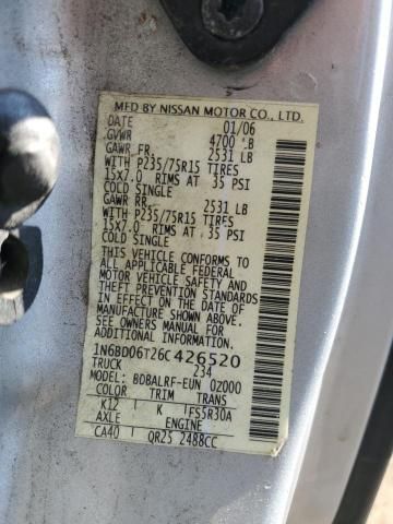 2006 Nissan Frontier King Cab XE