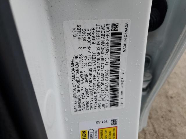 2025 Honda Civic Sport