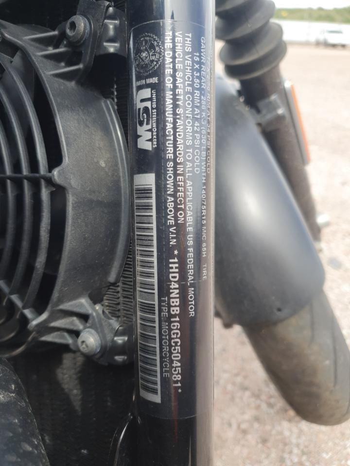 2016 Harley-Davidson XG750