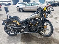 Salvage motorcycles for sale at Anthony, TX auction: 1991 Harley-Davidson Fxst Custom