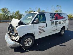 Salvage trucks for sale at Pekin, IL auction: 2019 Chevrolet Express G2500