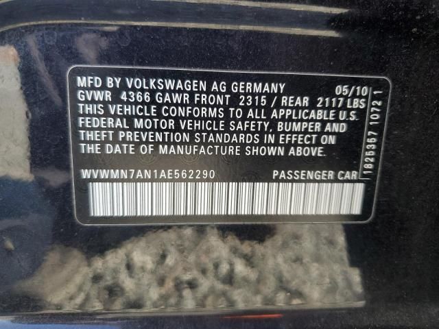 2010 Volkswagen CC Sport