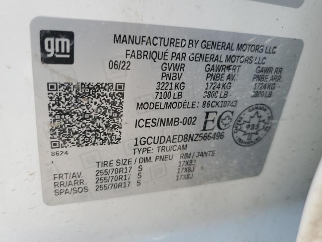 2022 Chevrolet Silverado K1500