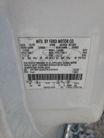 2007 Ford F150