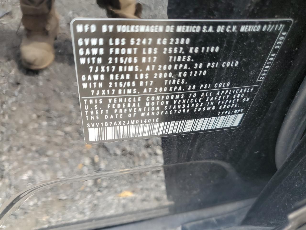 2018 Volkswagen Tiguan s