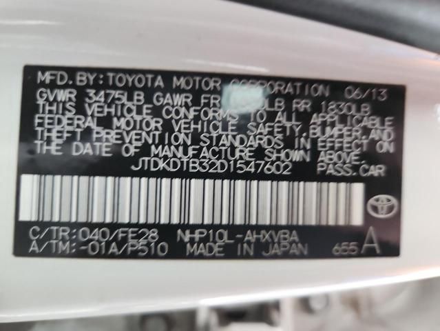 2013 Toyota Prius C