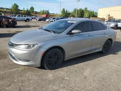 Salvage cars for sale from Copart Gaston, SC: 2016 Chrysler 200 Limited