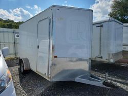 Salvage trucks for sale at Assonet, MA auction: 2022 Inos 2022 Innovative Specialties ECT 7X12S Enclosed Car
