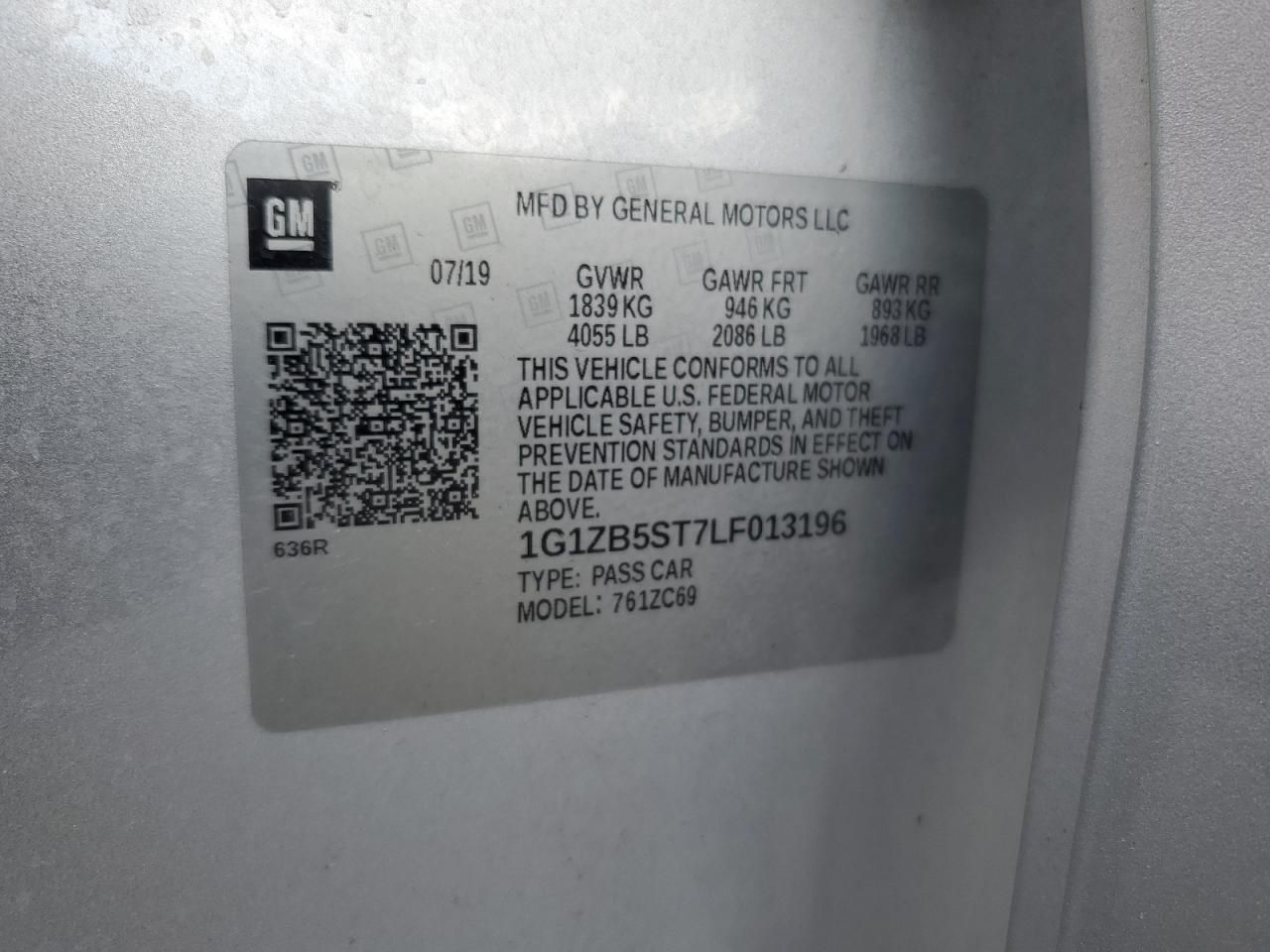 2020 Chevrolet Malibu ls