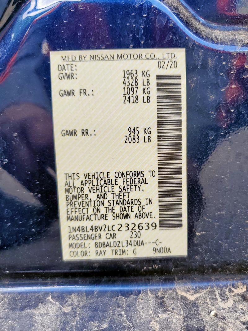 2020 Nissan Altima S