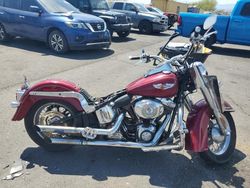 Salvage motorcycles for sale at North Las Vegas, NV auction: 2005 Harley-Davidson Flstni