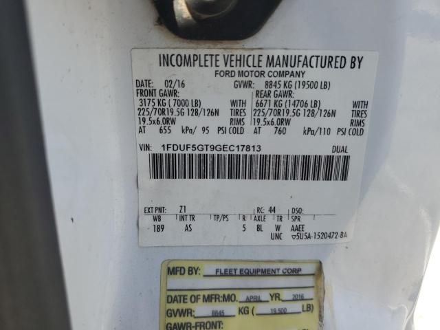 2016 Ford F550 Super Duty