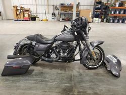 Salvage motorcycles for sale at Avon, MN auction: 2015 Harley-Davidson Flhx Street Glide