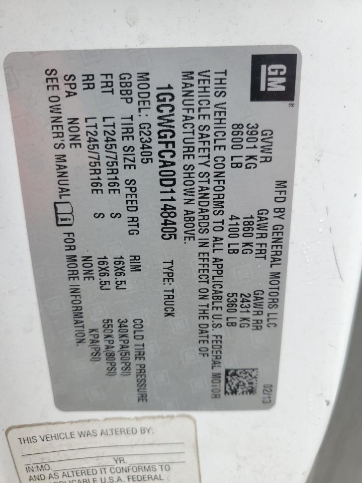 2013 Chev Express G2500