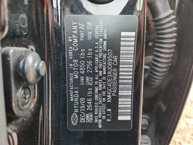 2010 Hyundai Genesis 3.8L