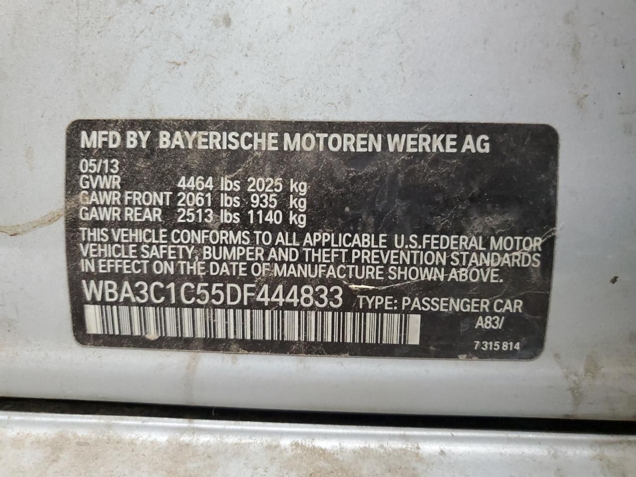 2013 BMW 328 i Sulev