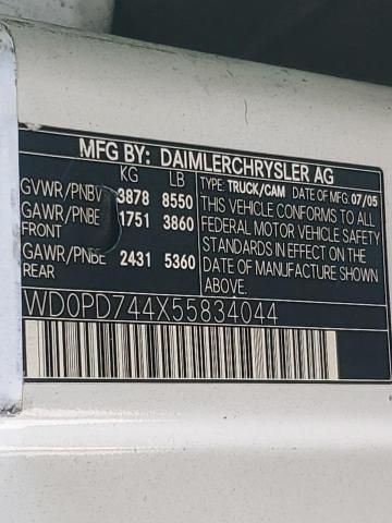 2005 Dodge Sprinter 2500
