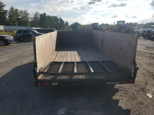 2022 Sure-Trac ST8216TAT-B-070 Utility Trailer