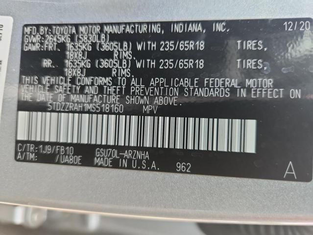 2021 Toyota Highlander L