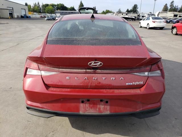 2022 Hyundai Elantra Blue