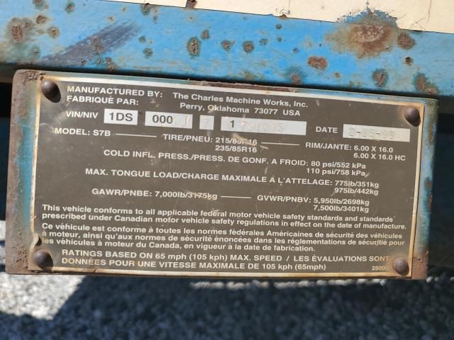 1999 Ditchwitch Tilt Deck Equipment Trailer