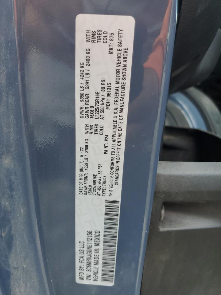 2022 Dodge RAM Promaster 3500 3500 High