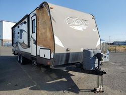 Salvage trucks for sale at Pasco, WA auction: 2015 Keystone 2015 Dutchman Cougar