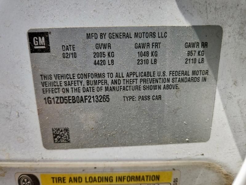 2010 Chevrolet Malibu 2LT