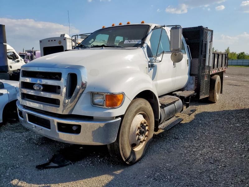 2011 Ford F750 Super Duty Dump Flatbed Truck