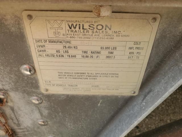 2011 Wilson Trailer