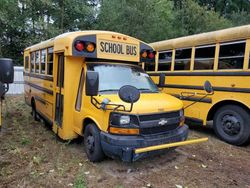 Salvage trucks for sale at Arlington, WA auction: 2011 Chevrolet 2011 Thomas Minotour G4500-School Bus