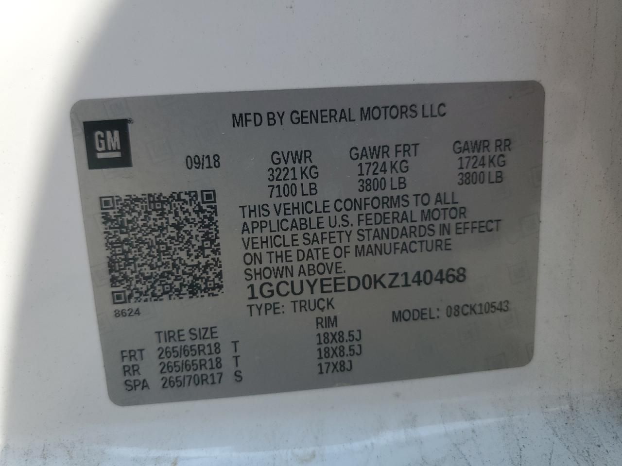 2019 Chevrolet Silverado K1500 rst