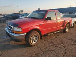 Salvage trucks for sale at Woodhaven, MI auction: 2000 Ford Ranger Super Cab