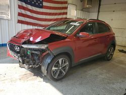 Salvage cars for sale from Copart Lyman, ME: 2018 Hyundai Kona Limited